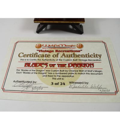 Blades of the Dragon: Chance Wolf: #3 of 24 numbered with certificate - Image 4