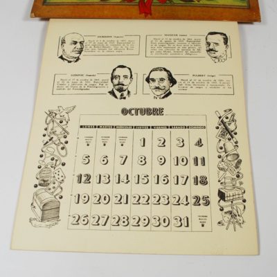1959 Magician’s calendar: Houdini, De Kolta, Herrmann, Houdin etc. - Image 2