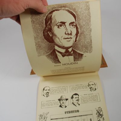 1959 Magician’s calendar: Houdini, De Kolta, Herrmann, Houdin etc. - Image 4