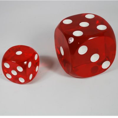 Giant high quality dice for production: One 4 inch and three 2 1/8 inch - Image 2