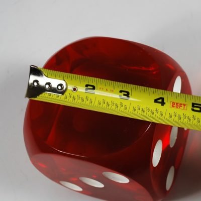 Giant high quality dice for production: One 4 inch and three 2 1/8 inch - Image 3