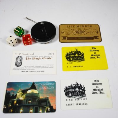 Larry Jennings Magic Castle Memorabilia and small props