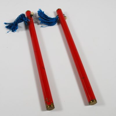 Small Solid Brass Chinese sticks: early Abbott? - Image 2