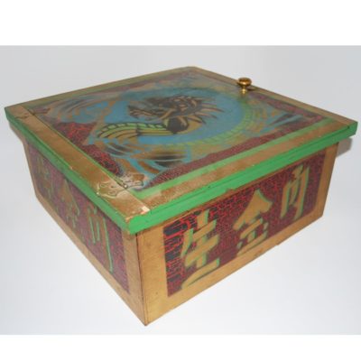 Thayer Haunted Bird Chest circa 1935 rare paint scheme