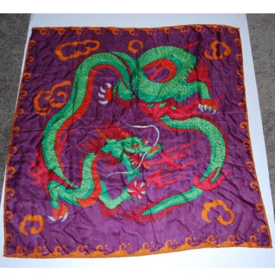 3 Silk King Studios 36 inch design silks: 2 dragons and one butterfly: one dragon particularly rare - Image 2