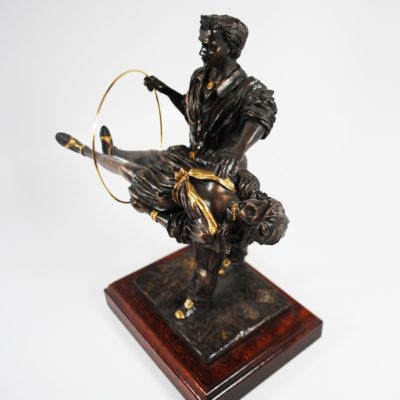 Ray Bradbury Floating Lady Statuette: Cold Cast Bronze - Image 2