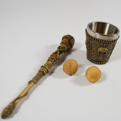 Gothic Skull Chop Cup and Wand Set - Image 2