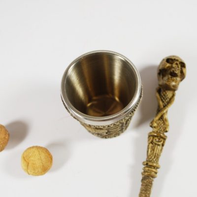 Gothic Skull Chop Cup and Wand Set - Image 5
