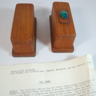 Original Alan Warner The Mummy 1974: first teak effect RARE. - Image 3