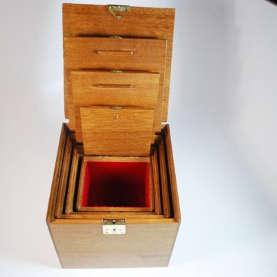 Owen Magic Supreme No Assistant Nest of Boxes: circa 1965 hallmarked and scarce - Image 5