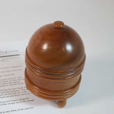 Owen Tarbell Orange Vase: master wood turning