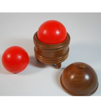 Owen Tarbell Orange Vase: master wood turning - Image 2