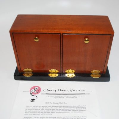 Owen Sliding Clock Box: Vintage