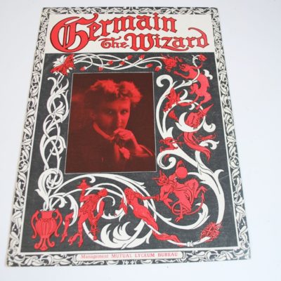 Germain the Wizard Lyceum Program: original circa 1910