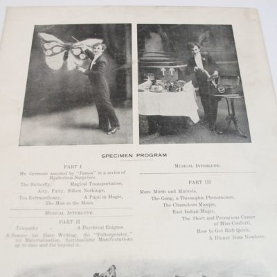 Germain the Wizard Lyceum Program: original circa 1910 - Image 6