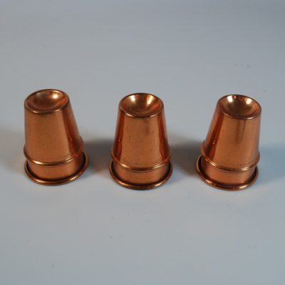 Miniature Solid Copper Cups and Balls circa 1940 - Image 2