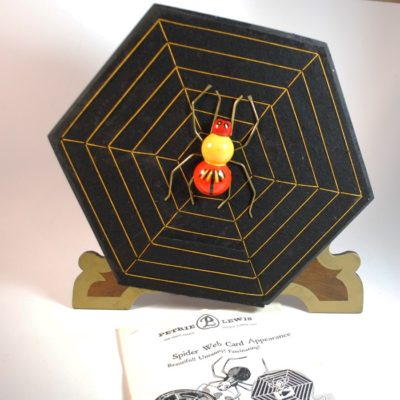 Petrie and Lewis Card Spider: few made: hallmarked - Image 3