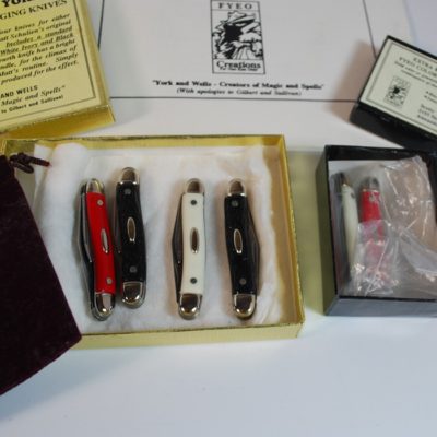 Scotty York Color Changing Knife Package! extra set and manuscript! - Image 3