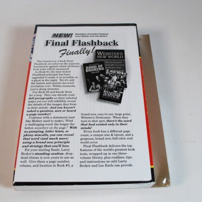 Final Flashback Book Test by Mentalism Unlimited: Becker/Earl - Image 3