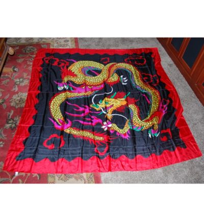 Six Foot All Silk Dragon Foulard; beautiful! - Image 2