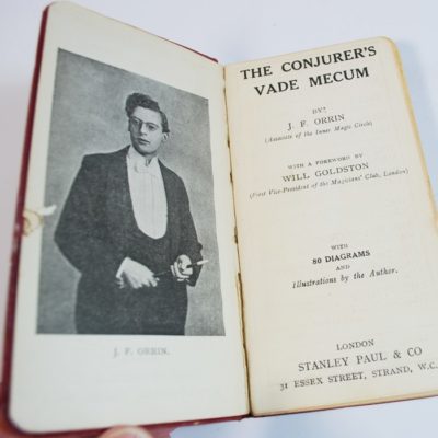 Conjurer's Vade Mecum: 1920 J.F. Orrin Stanley Paul and Co.  London - Image 3