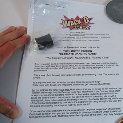 Wack-o Innovative Magic Dancing Cane: handmade and no longer made (2011) - Image 6