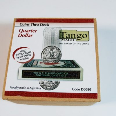Coins Through the Deck by Tango: quarters/ brand new!