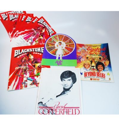 4 Magician Programs: early Copperfield, Andre Kole, Blackstone Jr, and early Siegfried and Roy