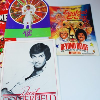 4 Magician Programs: early Copperfield, Andre Kole, Blackstone Jr, and early Siegfried and Roy - Image 3