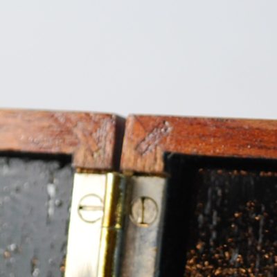 Vintage Wood Inlay Card Box: circa 1930 - Image 4