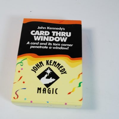 John Kennedy's Card Thru  Window: new in box