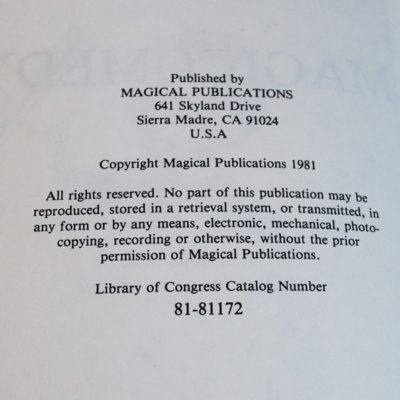 Magicomedy by Mike Caveney: 1981 out of print - Image 2