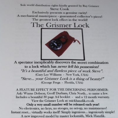 The Grismer Lock: #31 of a limited edition - Image 4
