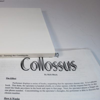Collosus by Rich Block: original Collectors Workshop