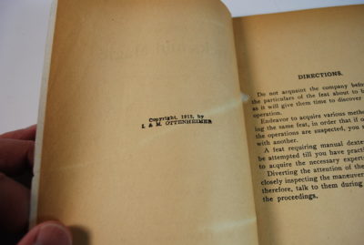 Tricks and Magic 1912: Ottenheimer edition - Image 2