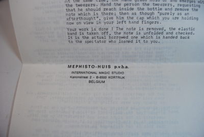 Mephisto Huis the Bottled Bill - Image 2