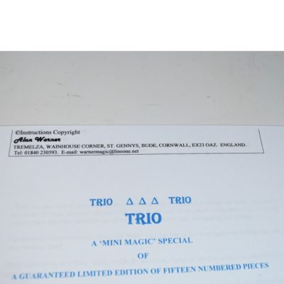 Trio by Alan Warner: #13 of 15 made: Rare! - Image 7