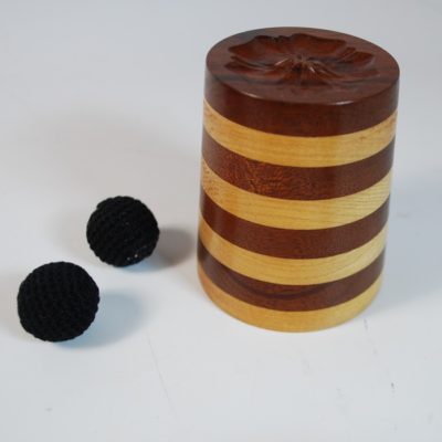 Segmented wood chop cup by Colin Rose: stunning cup with beautiful design. - Image 3