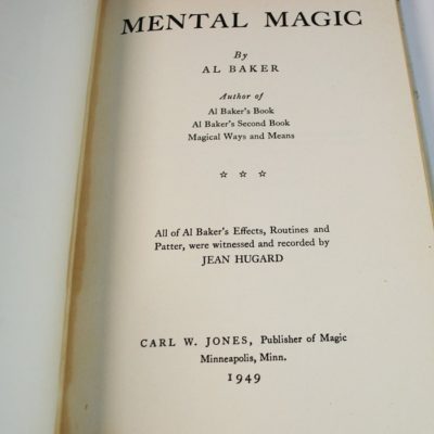 Mental Magic by Al Baker:1949 - Image 2