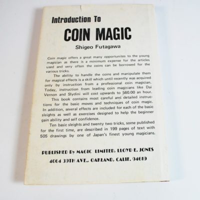 Introduction to Coin Magic by Shigeo Futagawa: 1978 first edition - Image 3