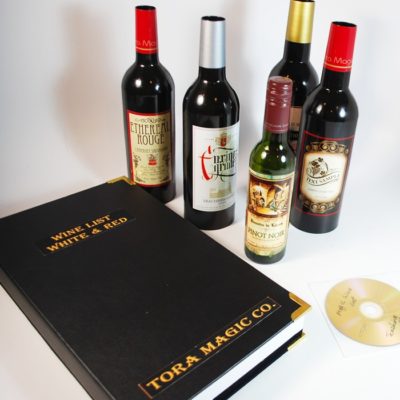 Tora Four Bottles From Wine LIst