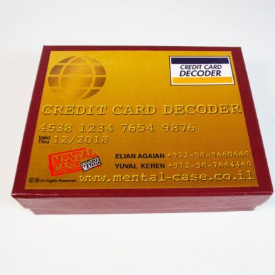 Credit Card Decoder by Elian Agaian and Yuval Keren: impossible!