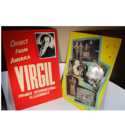 Original Virgil Poster Board Advertisements from His 1950 tour of Australia: unique
