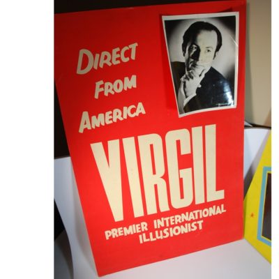 Original Virgil Poster Board Advertisements from His 1950 tour of Australia: unique - Image 3