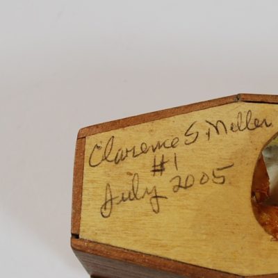 Clarence Miller Finger Casket: only 19 made and this is signed and numbered #1! - Image 3