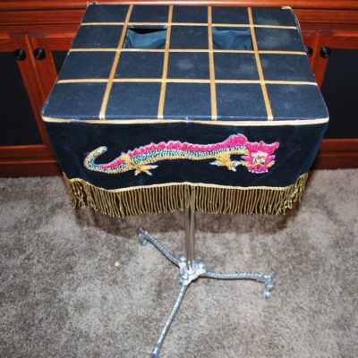 Magnificent Petrie and Lewis Dragon Table Leg with original top! Very rare! Circa 1930. - Image 4