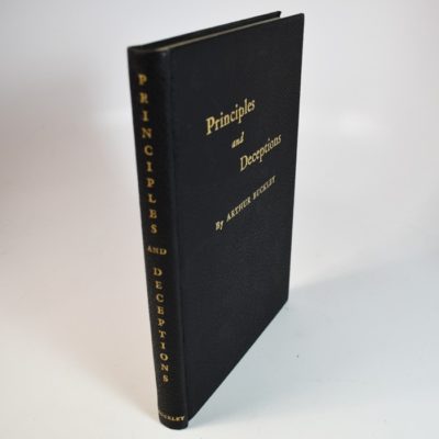 Principles and Deceptions: Arthur Buckley 1948 first edition and print - Image 3
