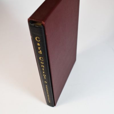 Card Control by Arthur Buckley: autographed to magician Sam Berland
