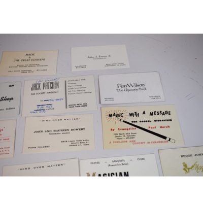 41 vintage throw out and business cards - Image 3