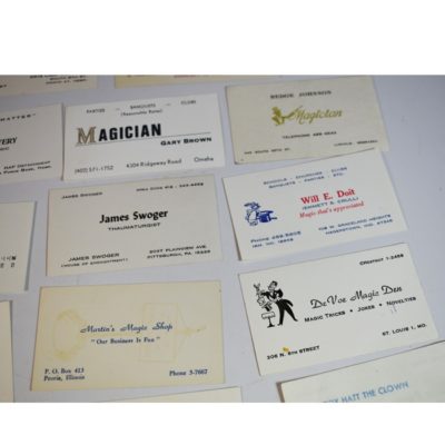 41 vintage throw out and business cards - Image 4
